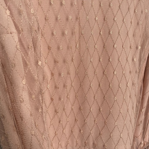 NWT Talbots Sleeveless Lace Midi Dress Peach - Picture 10 of 11